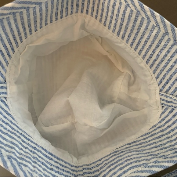 Janie and Jack Railroad Stripe Baby Overalls with Matching Hat, Size 3-6mo - Picture 12 of 12